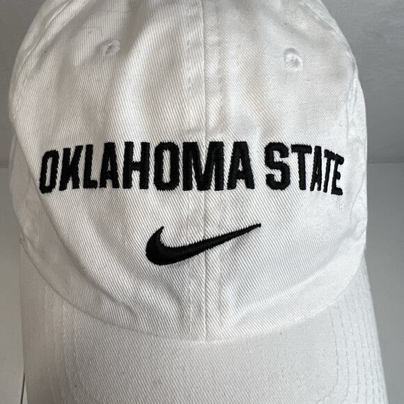 Nike Heritage86 Hat Oklahoma State OSU Adjustable White Golf Casual College - Picture 3 of 14